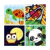 Paquete de 4 pinturas por números para niños pintura