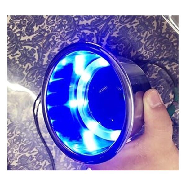 Paquete de 4 portavasos LED azules para bebidas de acero_5