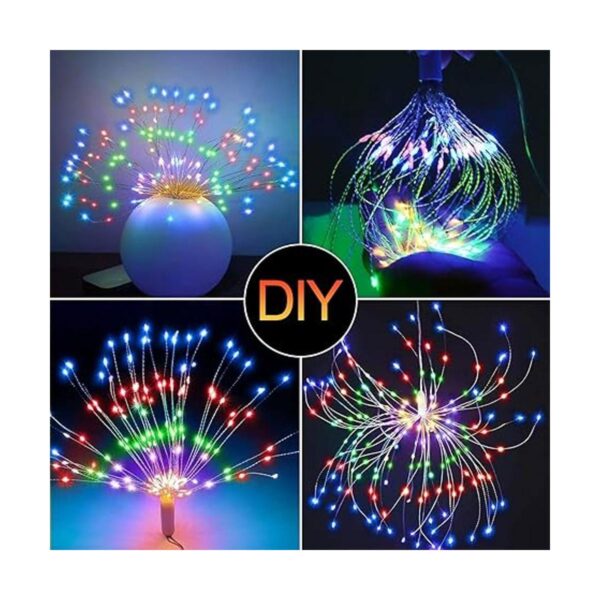 Paquete de 4 luces colgantes de Navidad de destello de_2