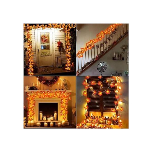 Paquete de 4 guirnaldas de luces para decoración de Día de_6