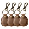 Paquete de 4 fundas de cuero para AirTag Tracker soporte