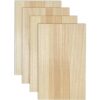 Paquete de 4 carteles de madera de Paulownia de doble cara_1