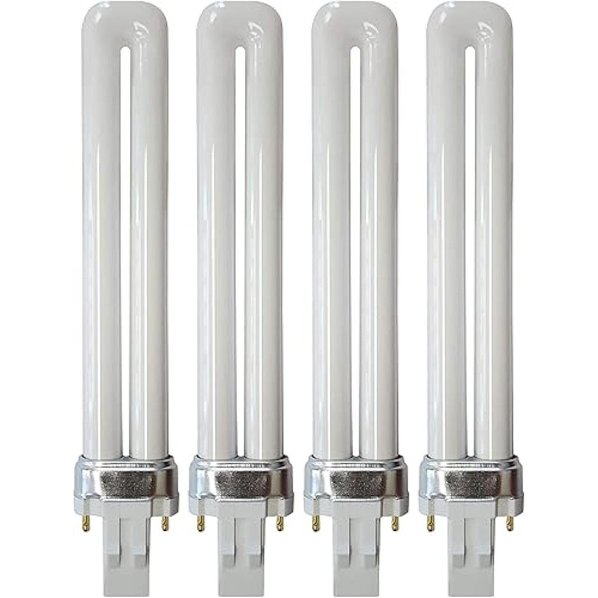 Paquete de 4 bombillas de tubo individual de 13 vatios 2