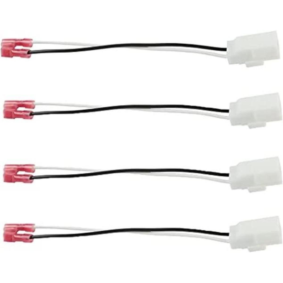 Paquete de 4 arnés de altavoz para modelos Jeep Dodge