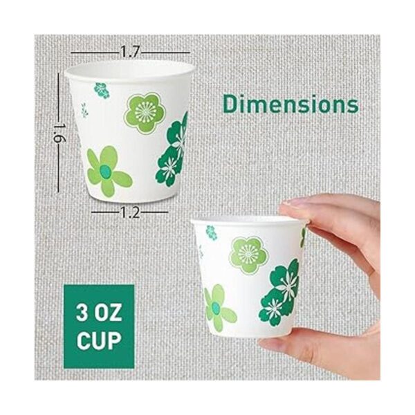 Paquete de 300 tazas de papel tazas desechables de 3