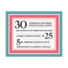 Paquete de 30 tarjetas para rascar de la selva tropical_2