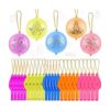 Paquete de 30 globos de látex grandes con mango de goma_1