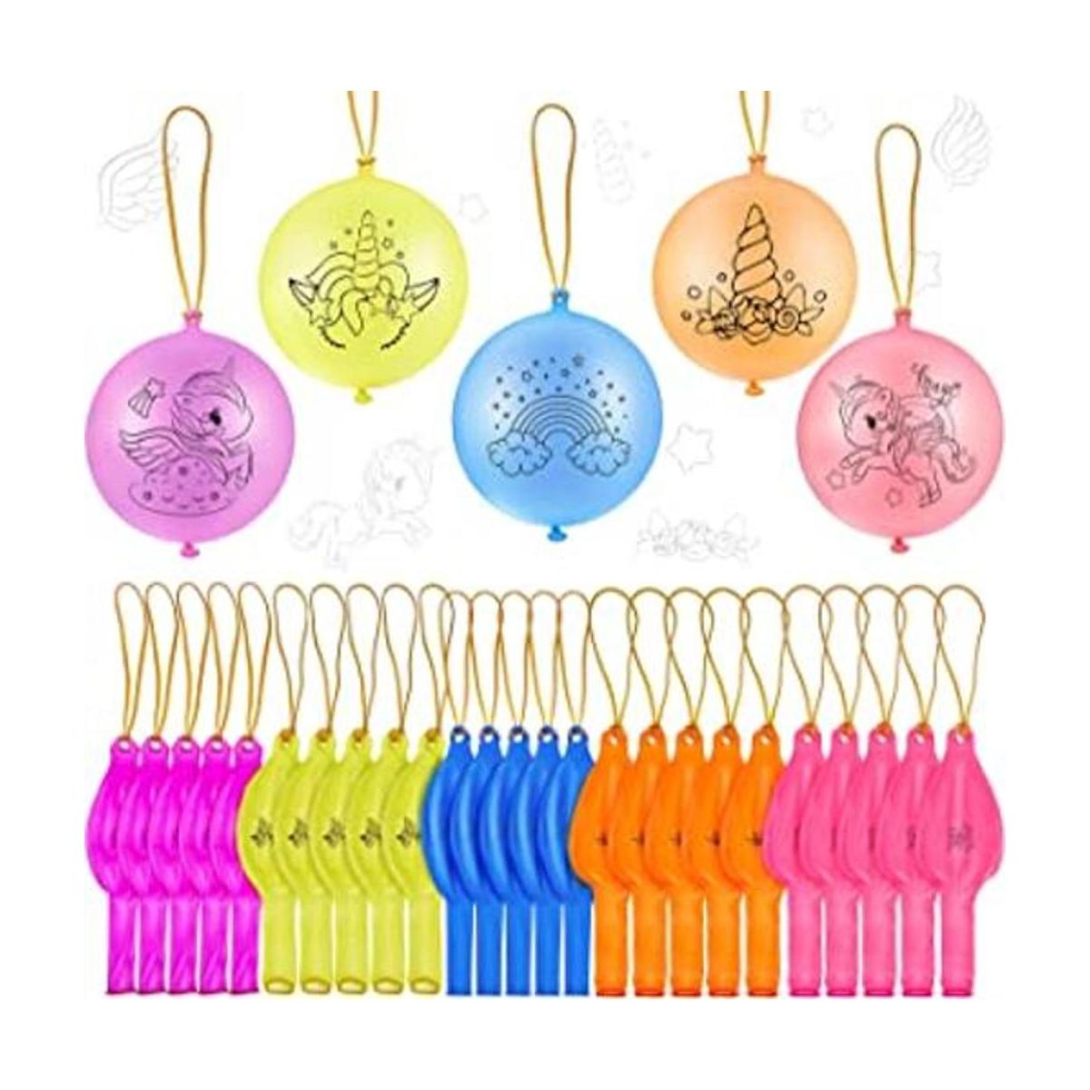 Paquete de 30 globos de látex grandes con mango de goma