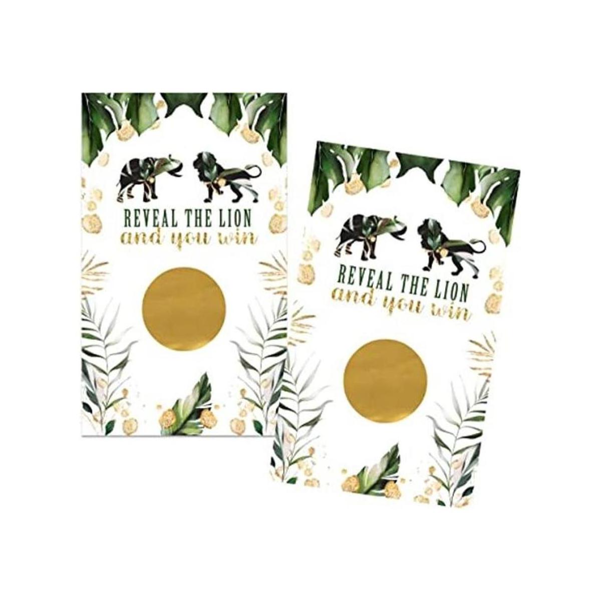 Paquete de 30 tarjetas para rascar de la selva tropical