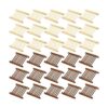 Paquete de 30 soportes para jabón de madera de bambú