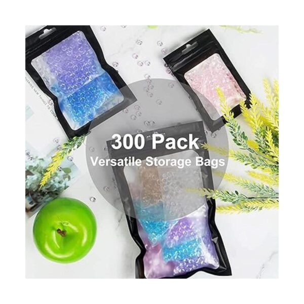 Paquete de 300 bolsas resellables de tereftalato de_6