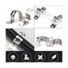 Paquete de 30 correas rígidas de acero inoxidable M40 1
