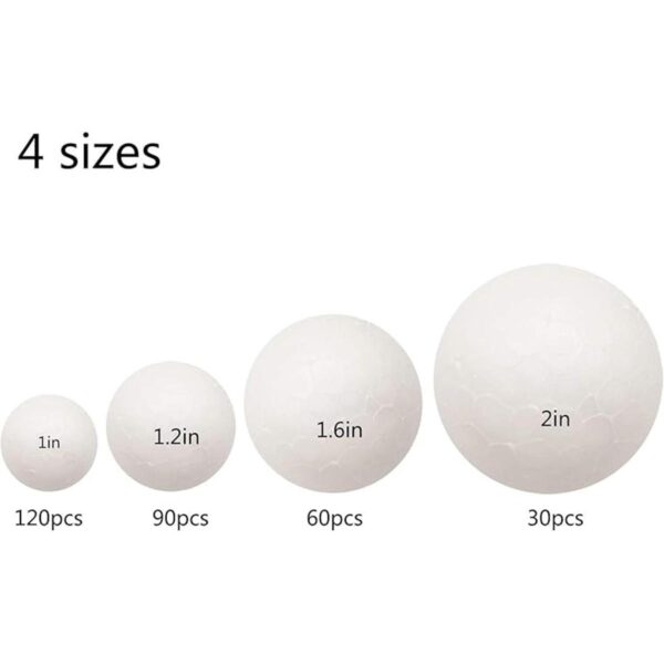 Paquete de 300 bolas de espuma para manualidades 4_2