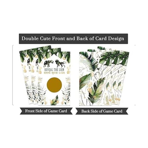 Paquete de 30 tarjetas para rascar de la selva tropical_4