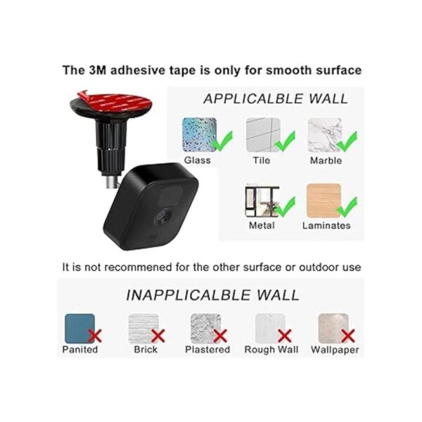 Paquete de 3 soportes de montaje en pared sin tornillos_3