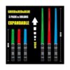 Paquete de 3 sables iluminados de 3 colores con sonido FX_2