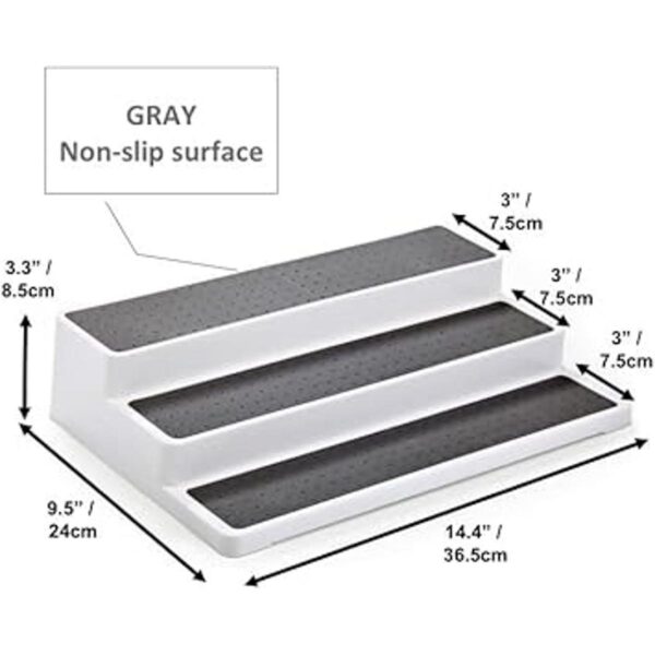 Paquete de 3 piezas antideslizantes Lazy Susan de 3