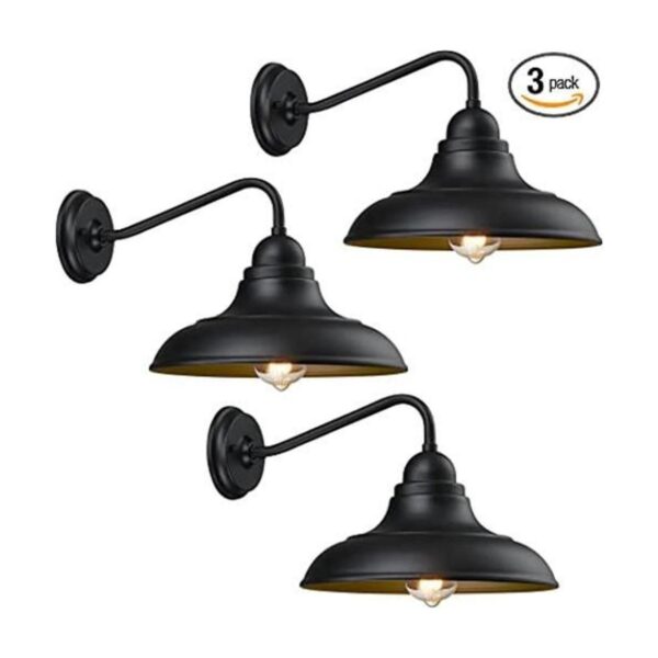 Paquete de 3 luces de pared para exteriores soporte de_1