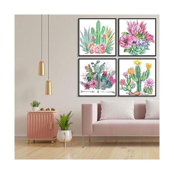 Paquete de 3 kits de pintura de diamantes 5D para adultos