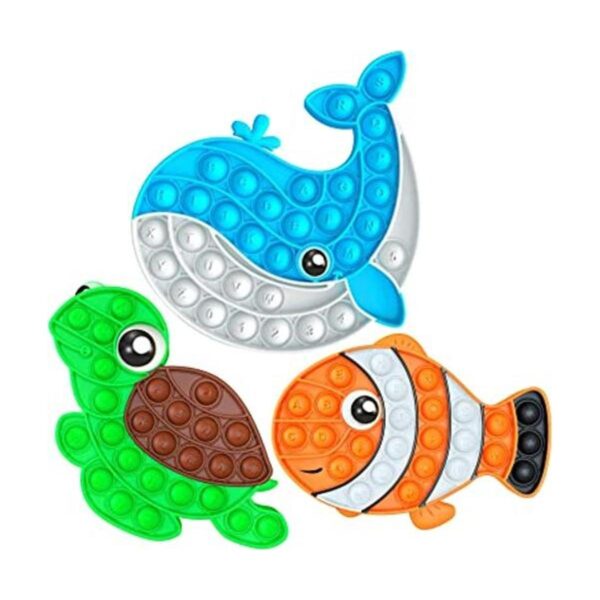 Paquete de 3 juguetes sensoriales de burbujas para_1