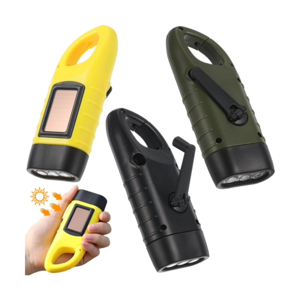Paquete de 3 linternas de manivela con energía solar_1