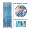 Paquete de 3 cortinas de flecos para decoración de_5