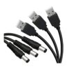 Paquete de 3 conectores USB 2.0 tipo A macho a DC 0.217 x_1