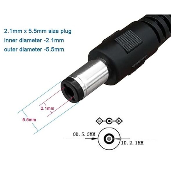Paquete de 3 conectores USB 2.0 tipo A macho a DC 0.217 x_3