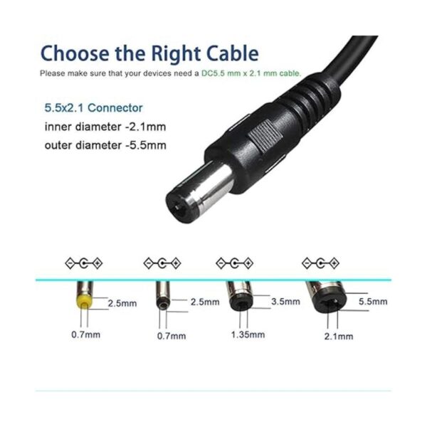 Paquete de 3 conectores USB 2.0 tipo A macho a DC 0.217 x_4