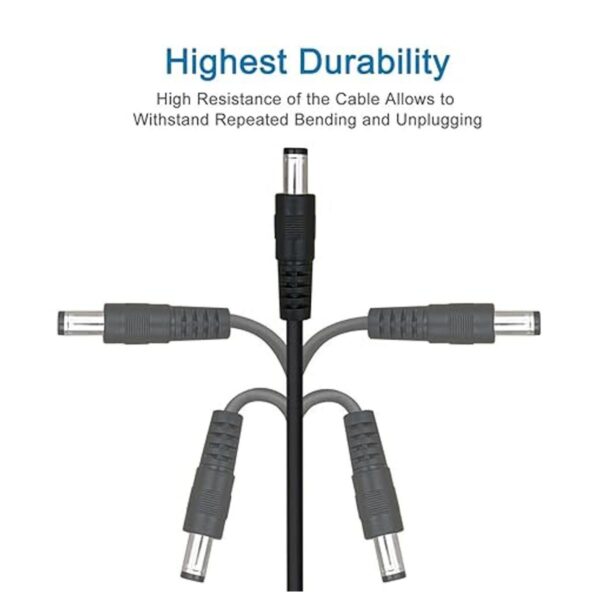 Paquete de 3 conectores USB 2.0 tipo A macho a DC 0.217 x_2