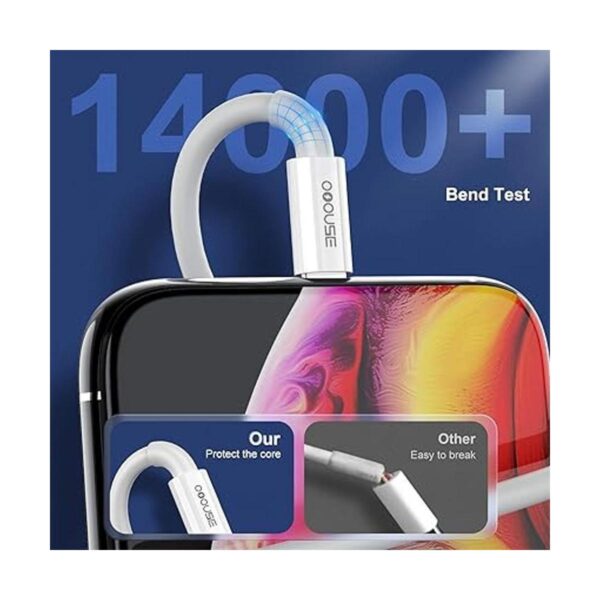 Paquete de 3 cargadores de Apple para iPhone 12 11 cable_4