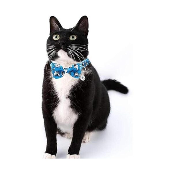 Paquete de 3 collares para gatos con bonito lazo extraíble_6
