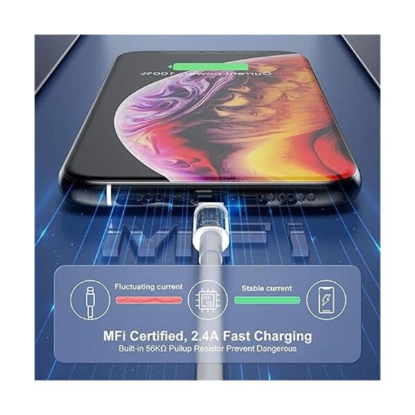 Paquete de 3 cargadores de Apple para iPhone 12 11 cable_3