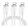 Paquete de 3 cables de carga largos para iPhone de 10_1