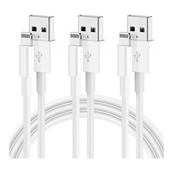 Paquete de 3 cables de carga largos para iPhone de 10_1