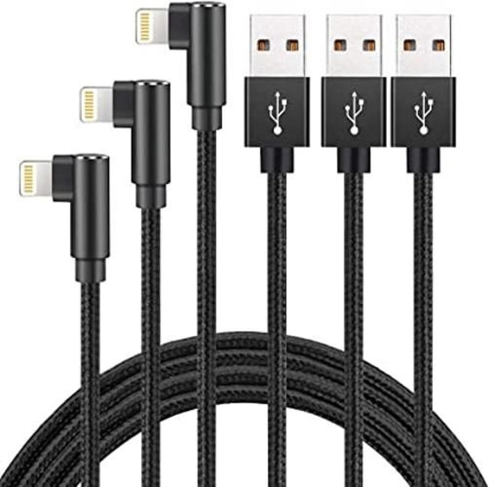 Paquete de 3 cables Lightning de 6 pies cable de carga