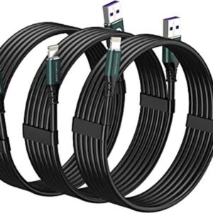 Paquete de 3 cargadores con certificación MFi cable de_1