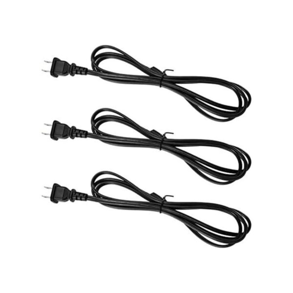 Paquete de 3 cables de lámpara con enchufe moldeado cable_1