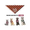 Paquete de 3 bandana de Halloween para perro triángulo