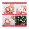 Paquete de 28 bolas de adorno de Navidad 27 piezas de