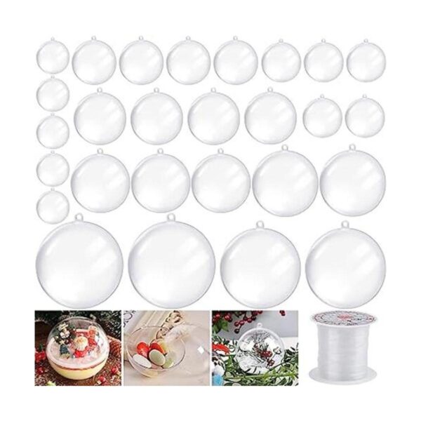 Paquete de 28 bolas de adorno de Navidad 27 piezas de