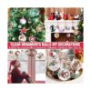 Paquete de 28 bolas de adorno de Navidad 27 piezas de