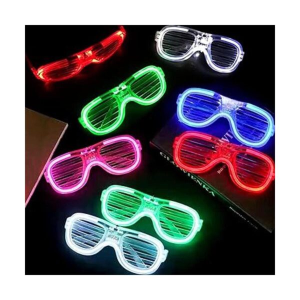 Paquete de 25 lentes LED de 5 colores neón que brillan en_2