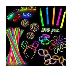 Paquete de 240 palos brillantes para fiestas incluye 100_1