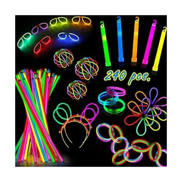 Paquete de 240 palos brillantes para fiestas incluye 100_1