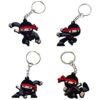 Paquete de 24 llaveros ninja para decoración de fiesta de_4