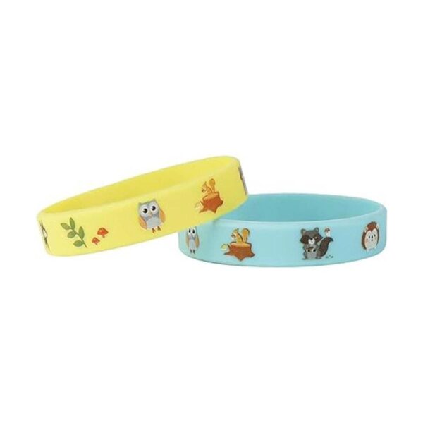 Paquete de 24 pulseras de silicona para baby shower de_2