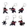 Paquete de 24 llaveros ninja para decoración de fiesta de_2