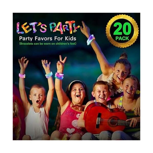 Paquete de 20 pulseras de palos brillantes de Halloween_5