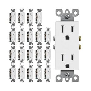 Paquete de 20 receptáculo de pared CML 15A tomas de
